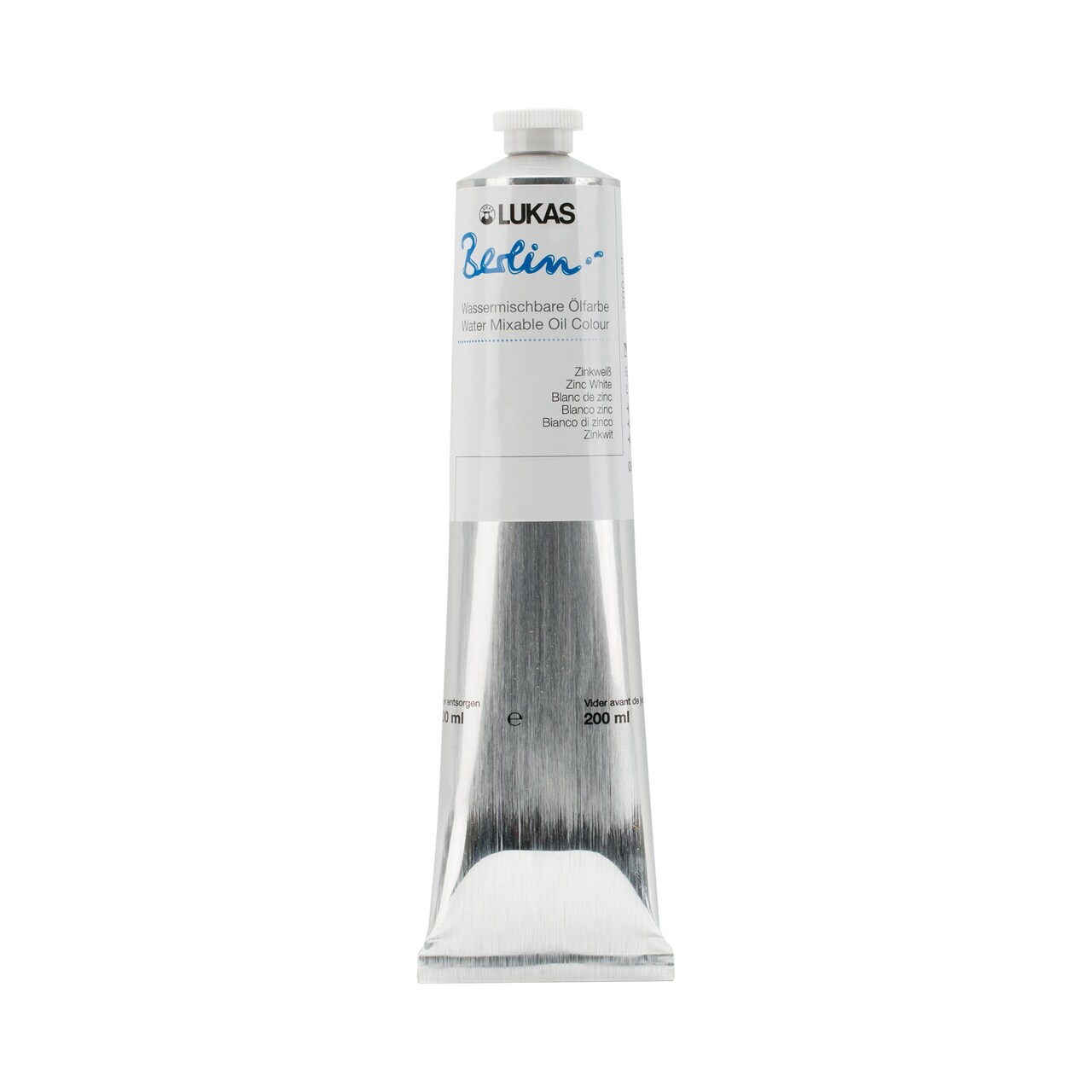 Lukas Berlin Pro Artists Water Mixable Oil Paint, Smooth Consistency with Beeswax, Lightfast Pigments, Quick Drying, Easy Clean-Up, Eco-Friendly, Professional Quality, 40 Color Range
